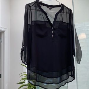 Express 3/4 sleeve Blouse M